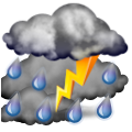 Prévisions: Tempête, fortes pluies Prévisions: Tempête, fortes pluies